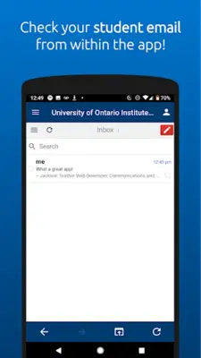 Ontario Tech Mobile android App screenshot 2